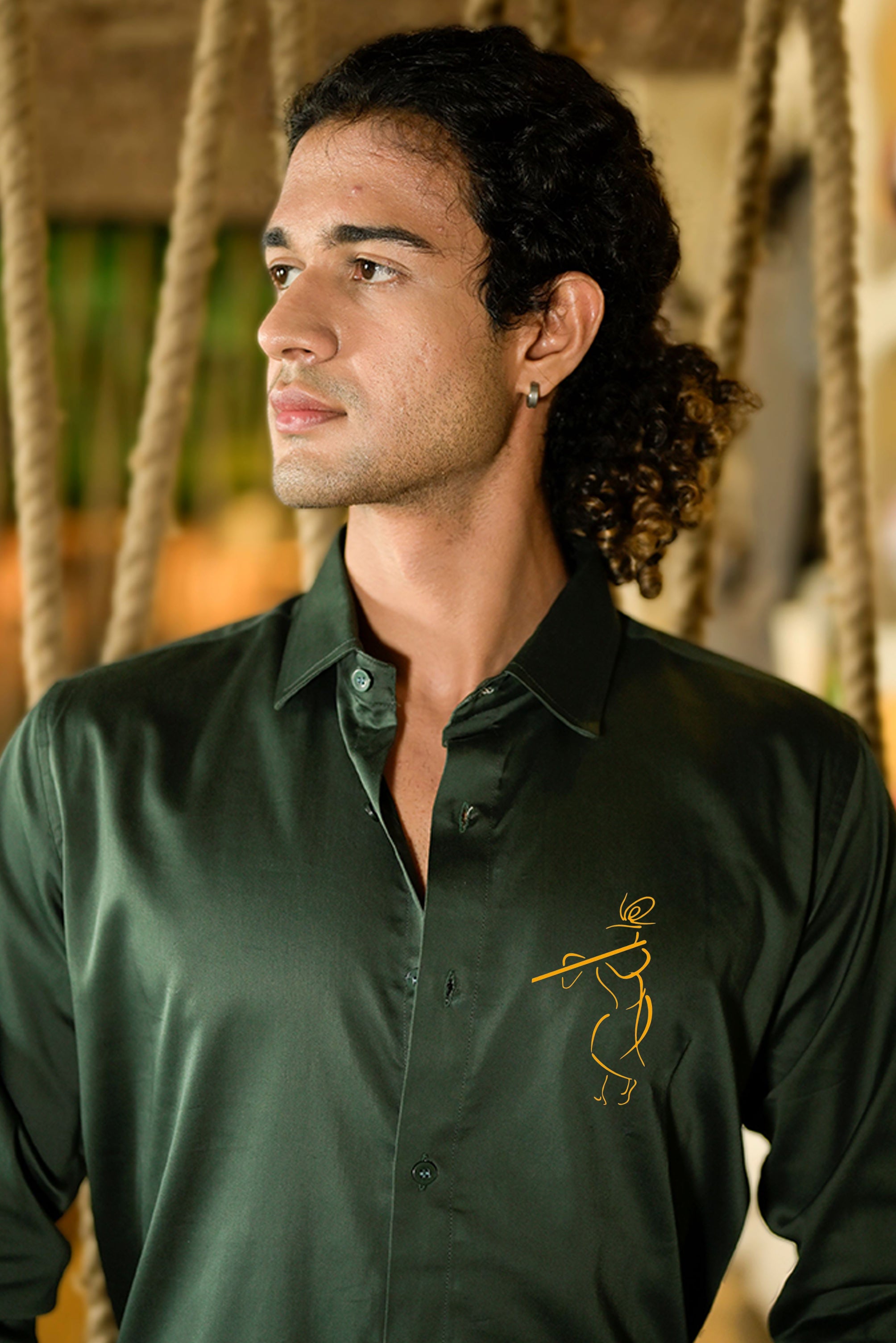 Abstract Bansi Handpainted Shirt