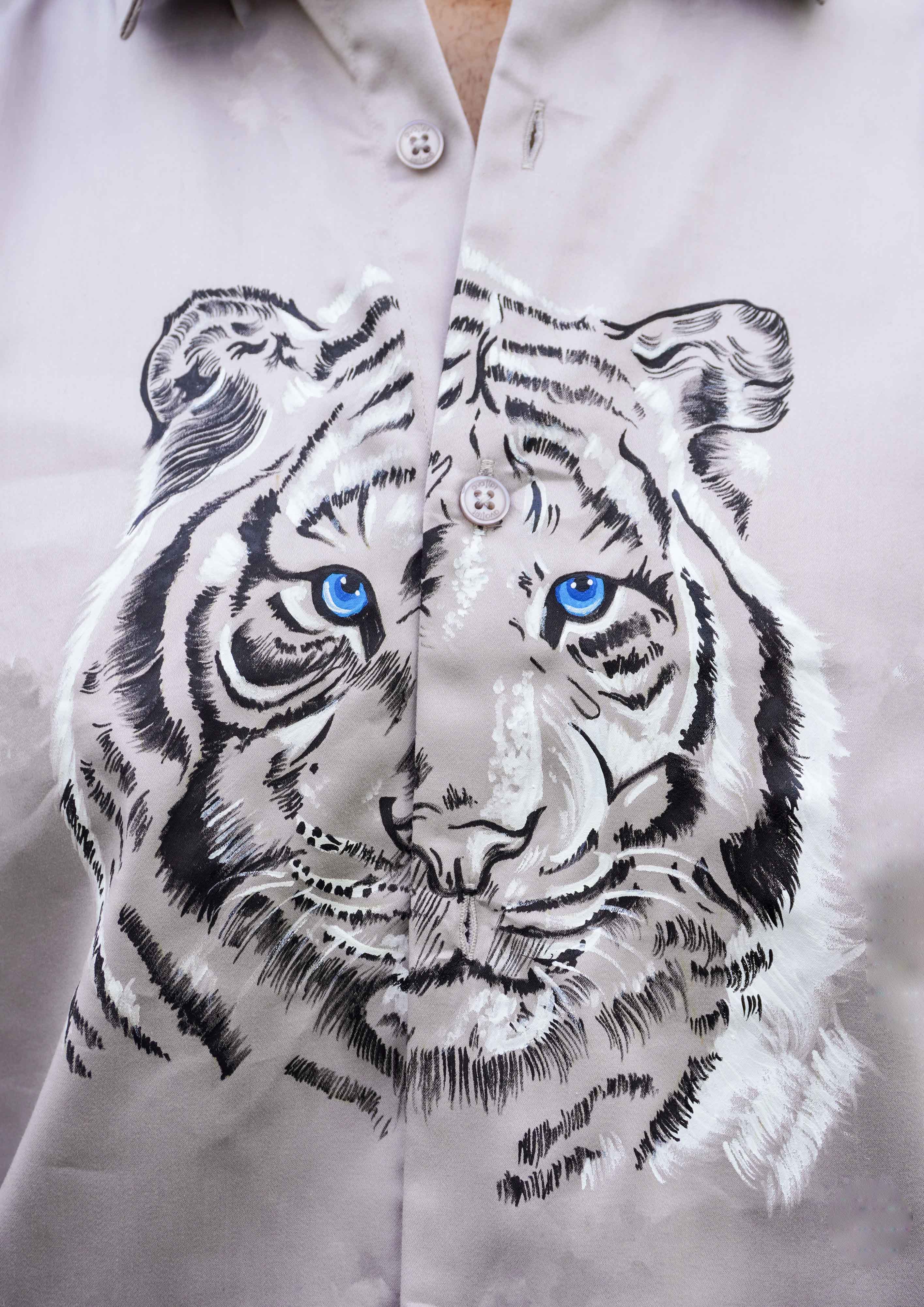 Daniel Grey Handpainted Shirt