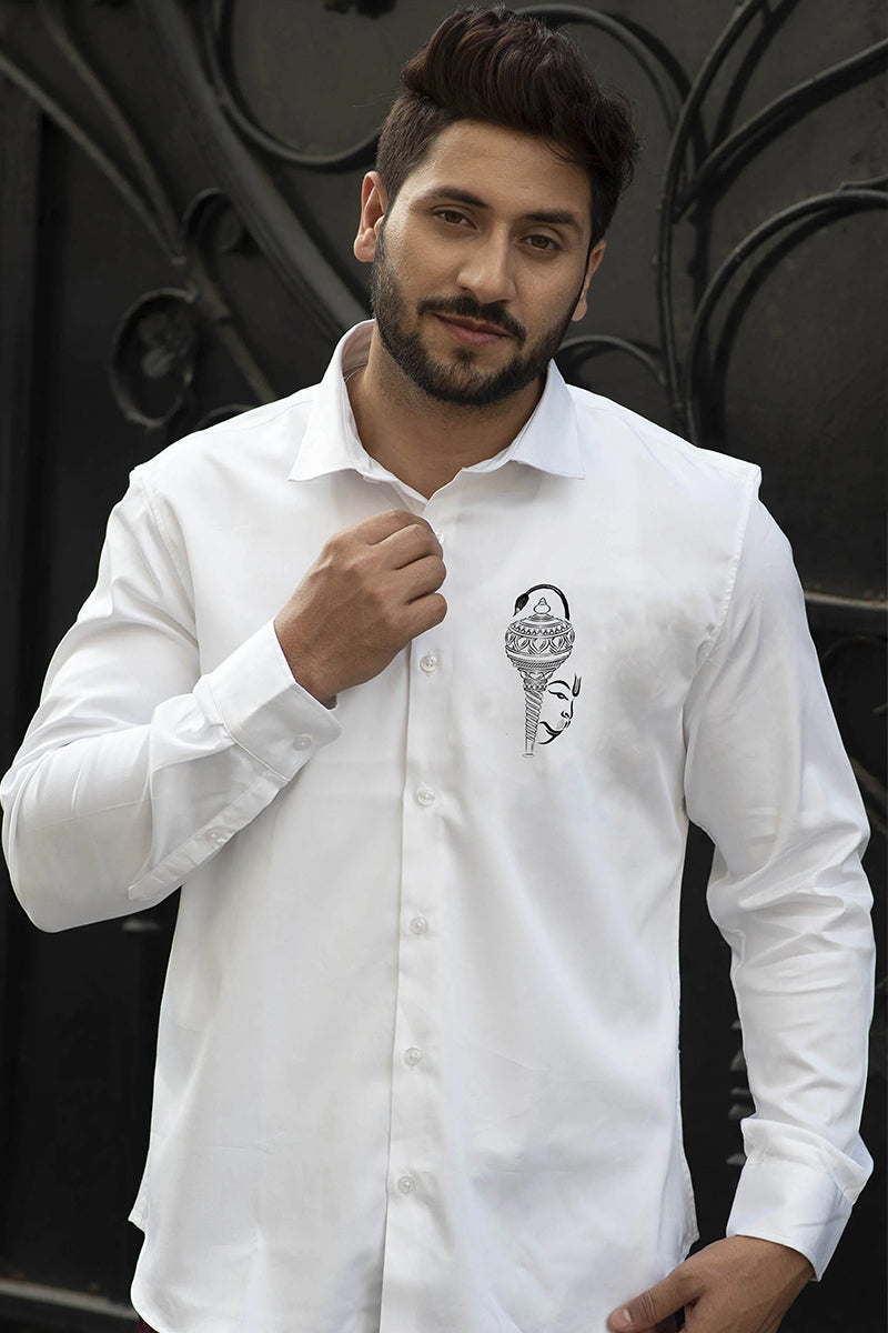 Abstract Hanuman Handpainted Shirt