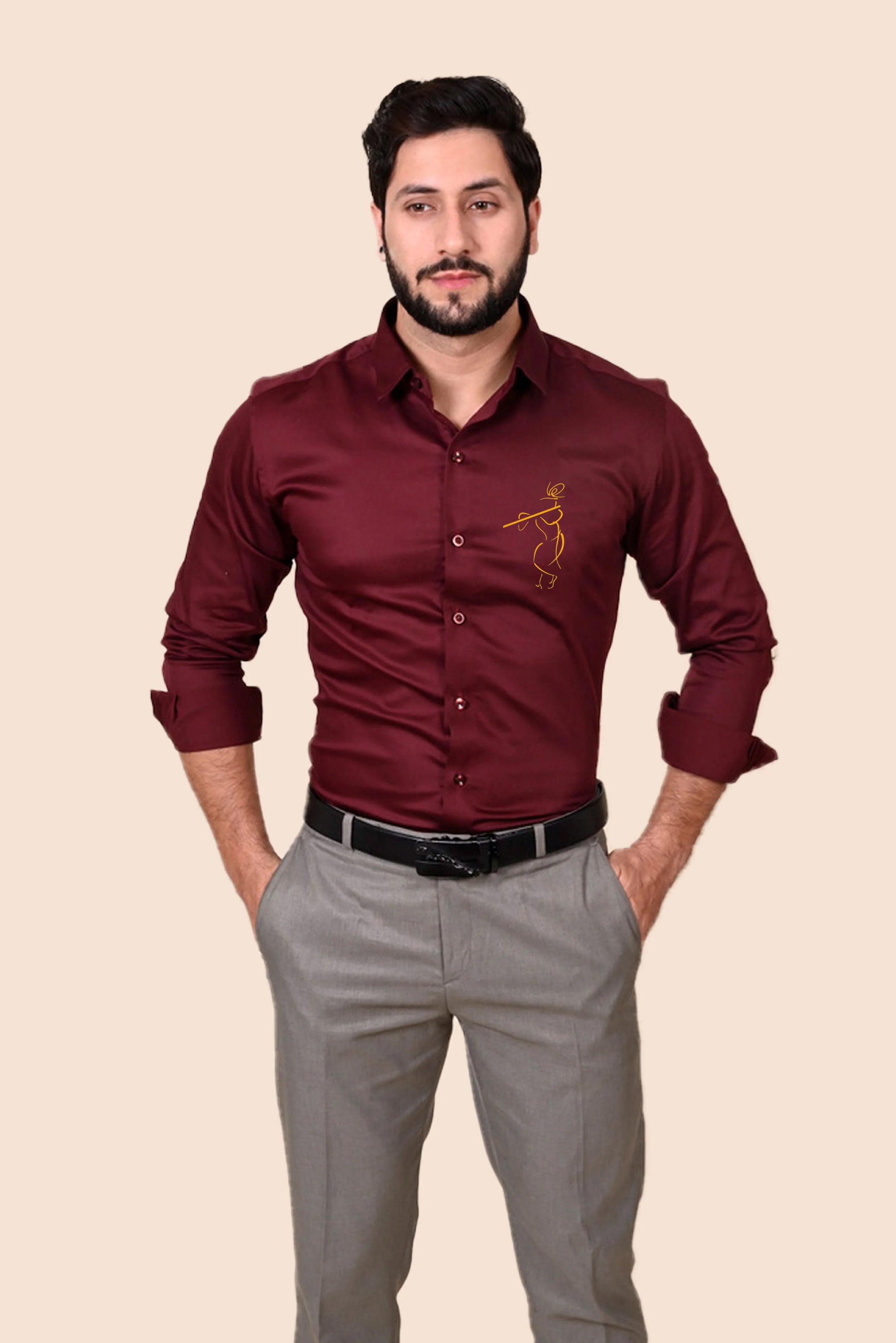 Abstract Bansi Handpainted Shirt