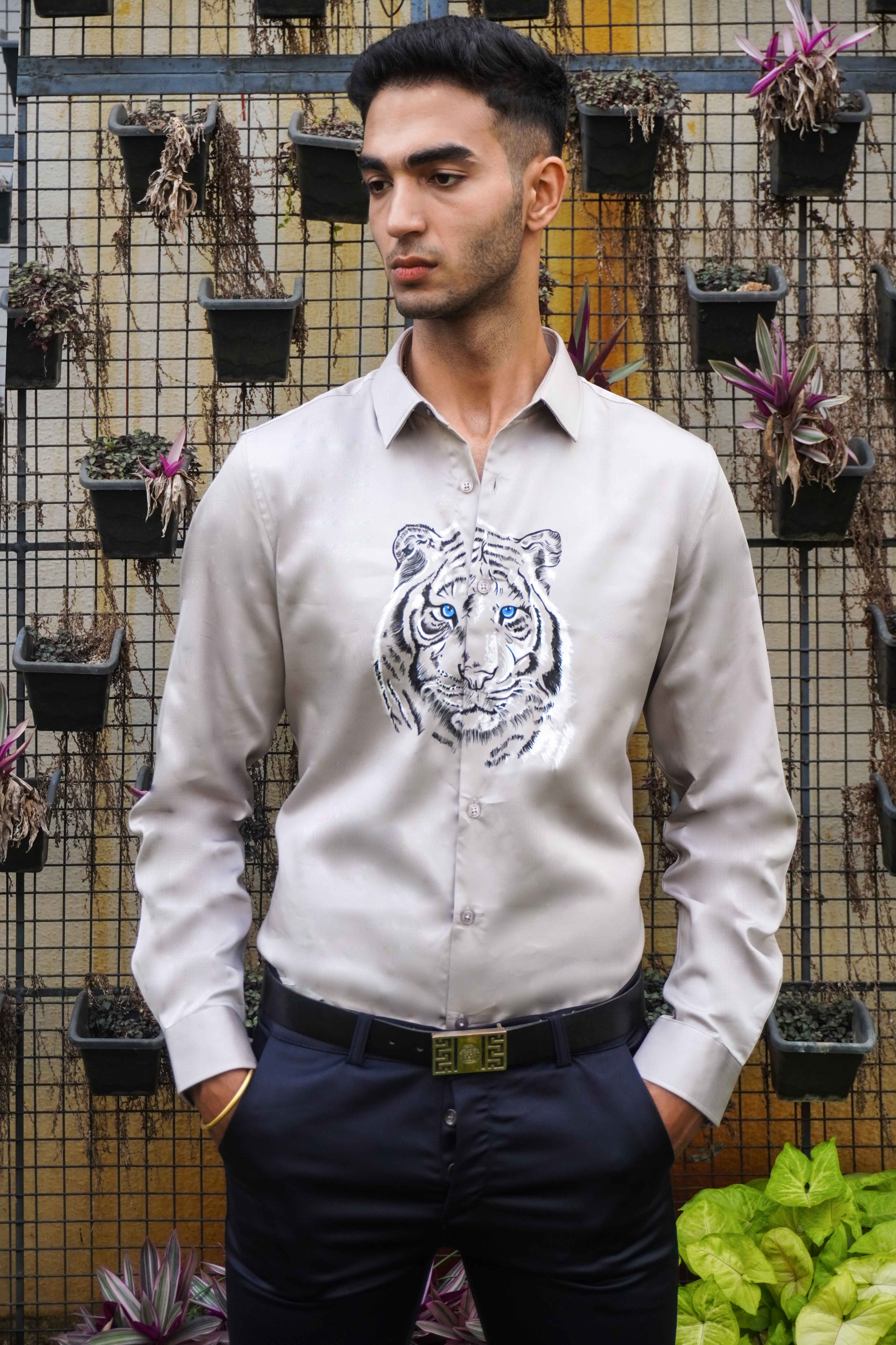 Daniel Grey Handpainted Shirt