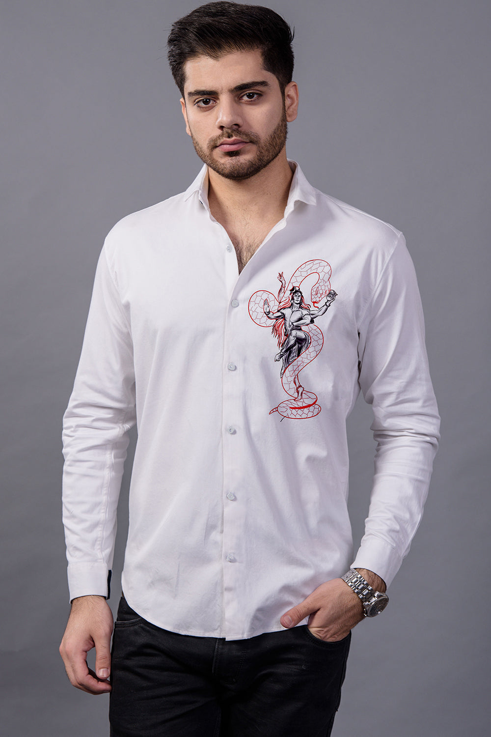 Shiv Tandava Handpainted Shirt