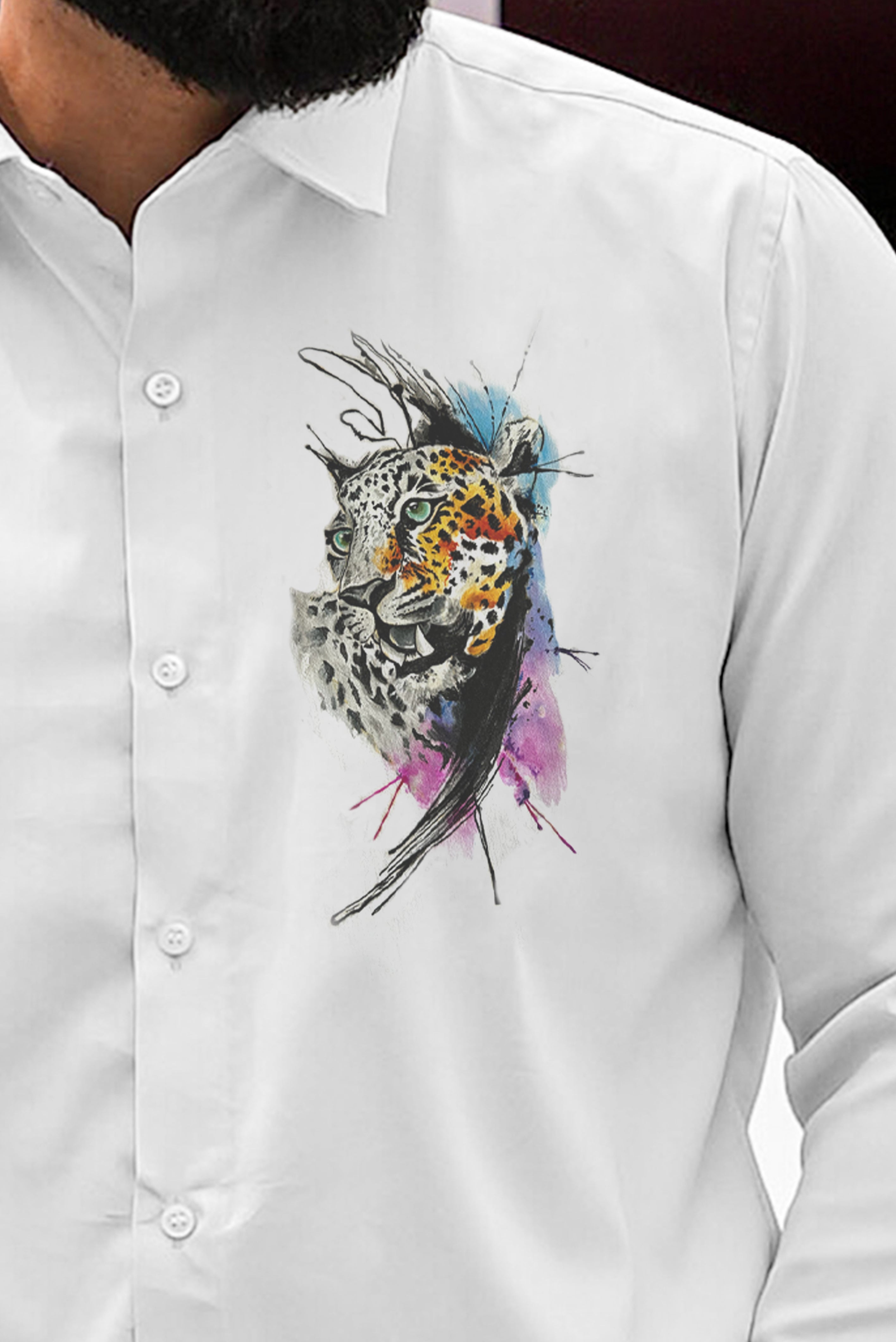 Panther Handpainted Shirt
