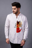 Jai Mata Di Handpainted Shirt