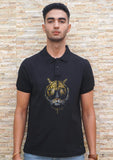 Royal Tiger Handpainted Polo T-shirt