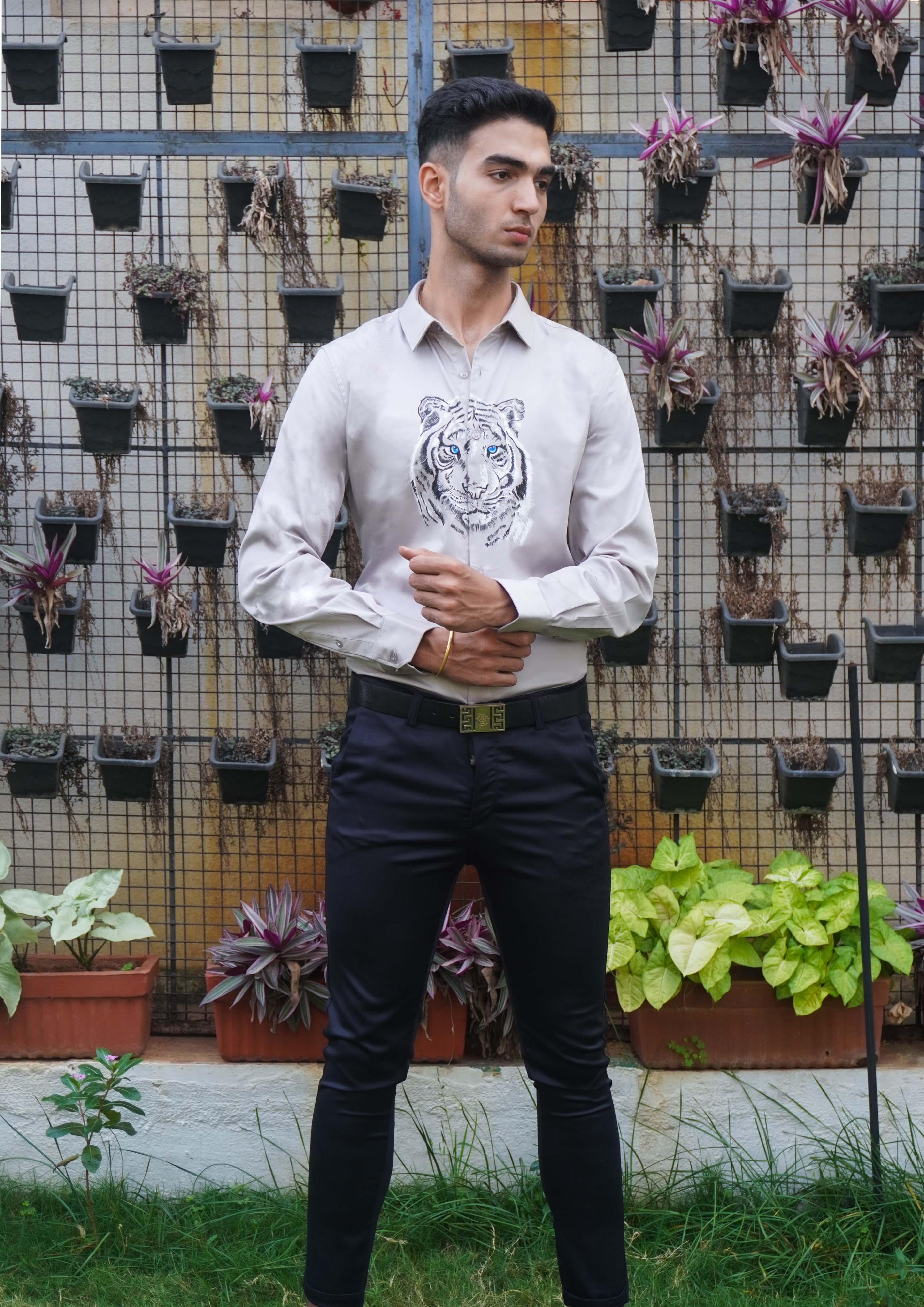 Daniel Grey Handpainted Shirt