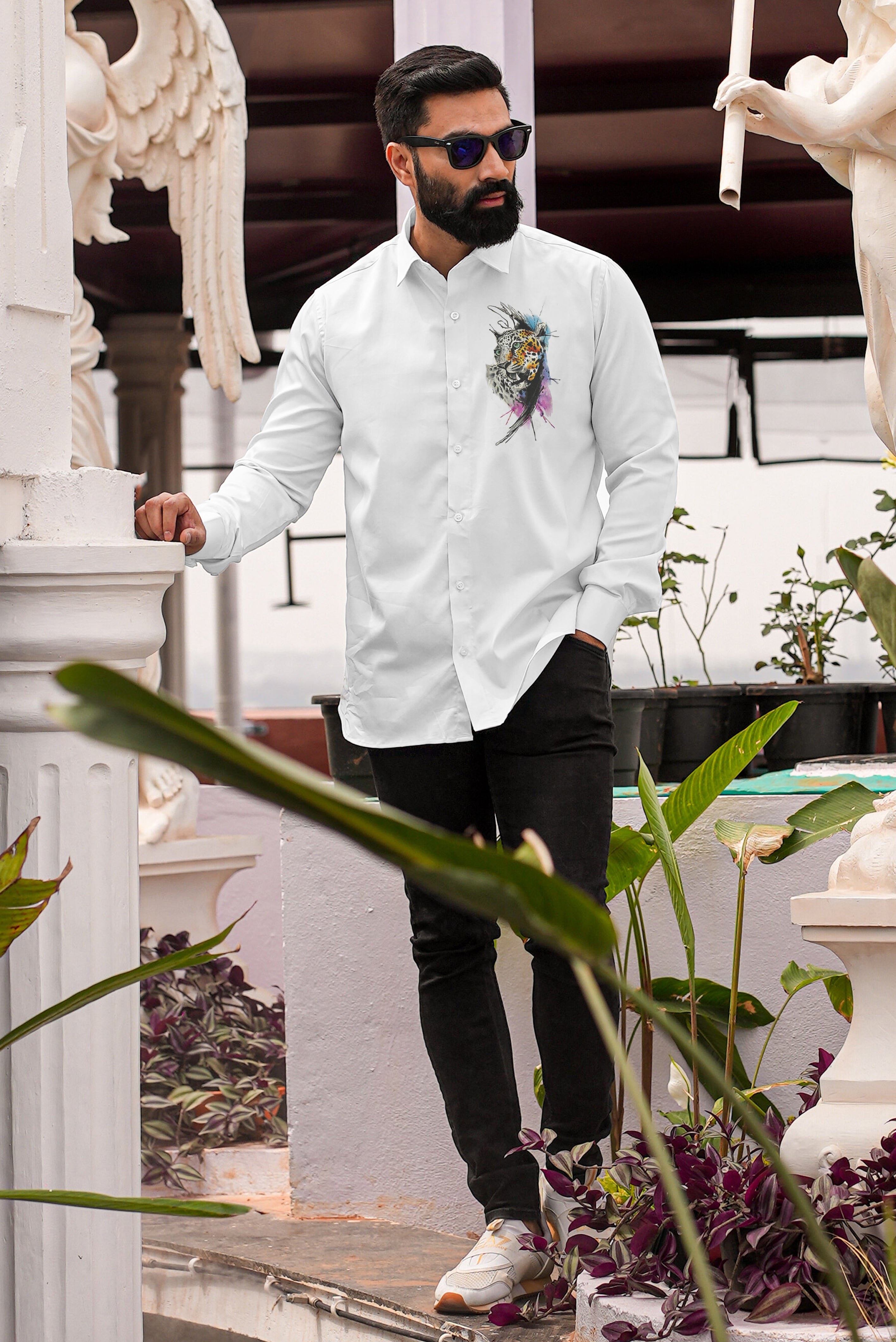 Panther Handpainted Shirt