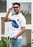 Supercar Surge Handpainted Polo T-shirt