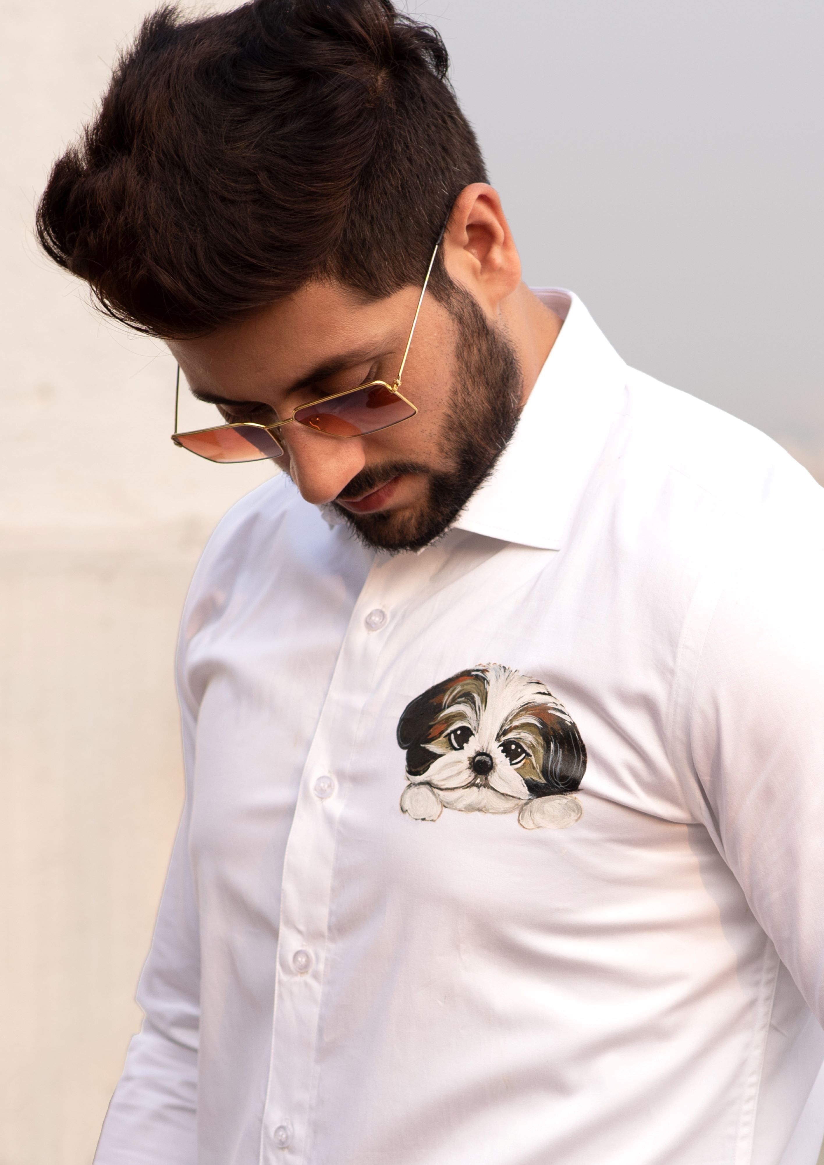 Doggo Handpainted Shirt