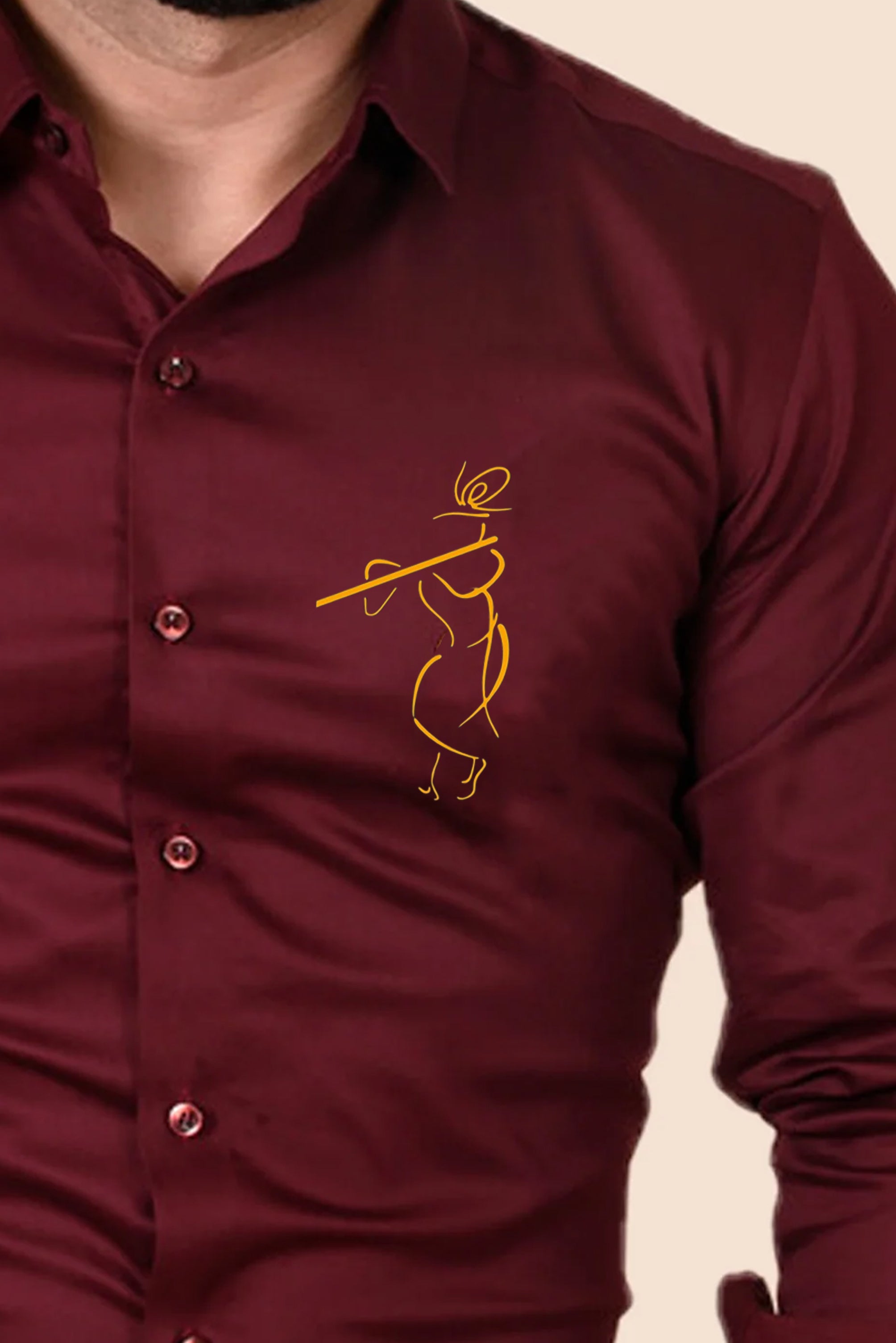 Abstract Bansi Handpainted Shirt