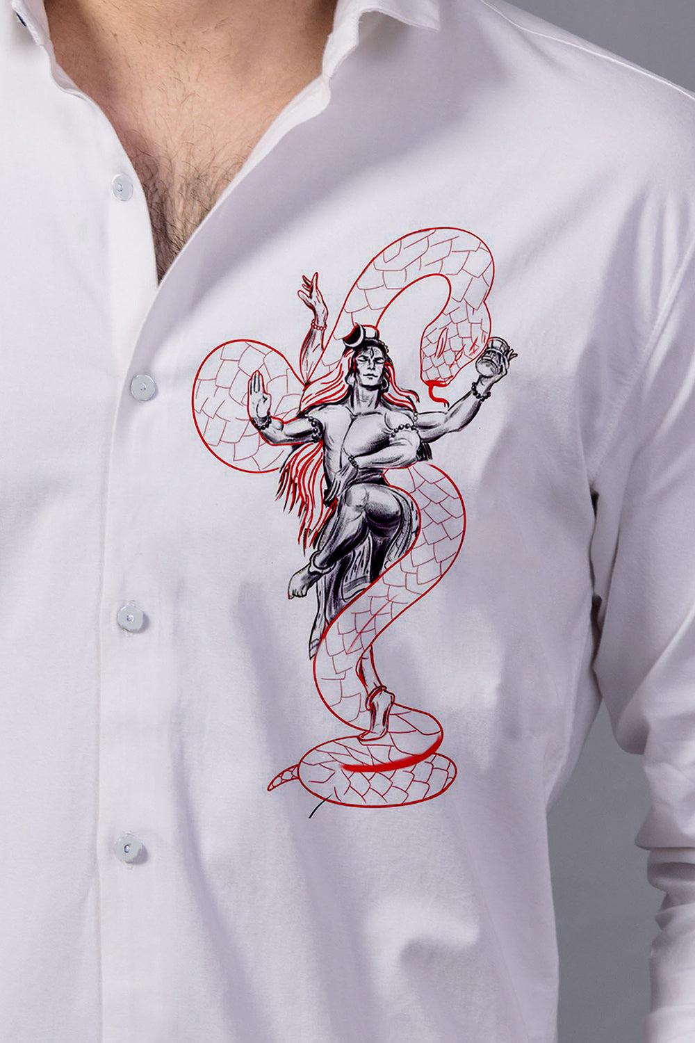 Shiv Tandava Handpainted Shirt