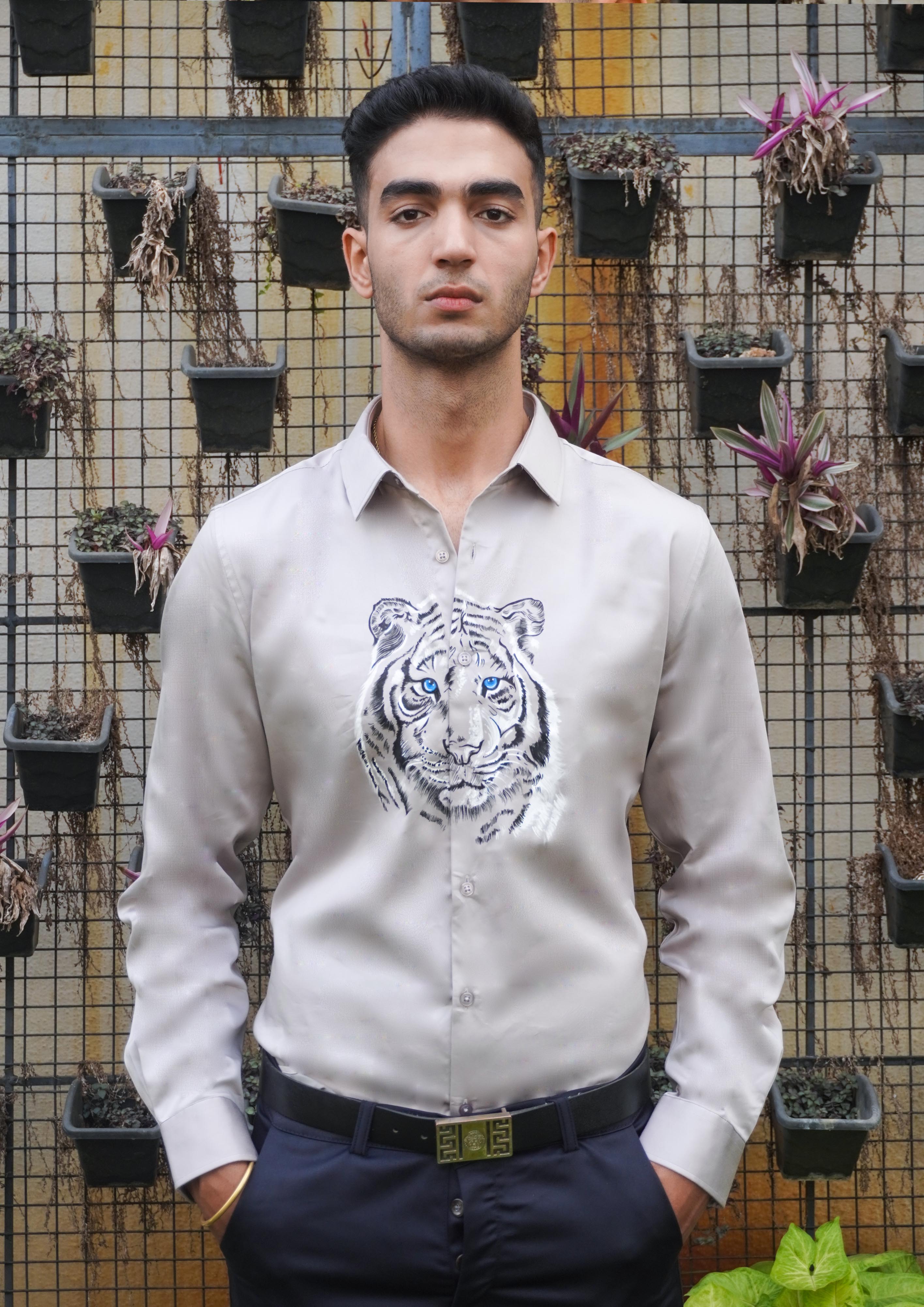 Daniel Grey Handpainted Shirt