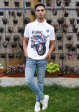 Elite Rider Motorbike Handpainted Polo T-shirt