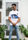 Supercar Surge Handpainted Polo T-shirt