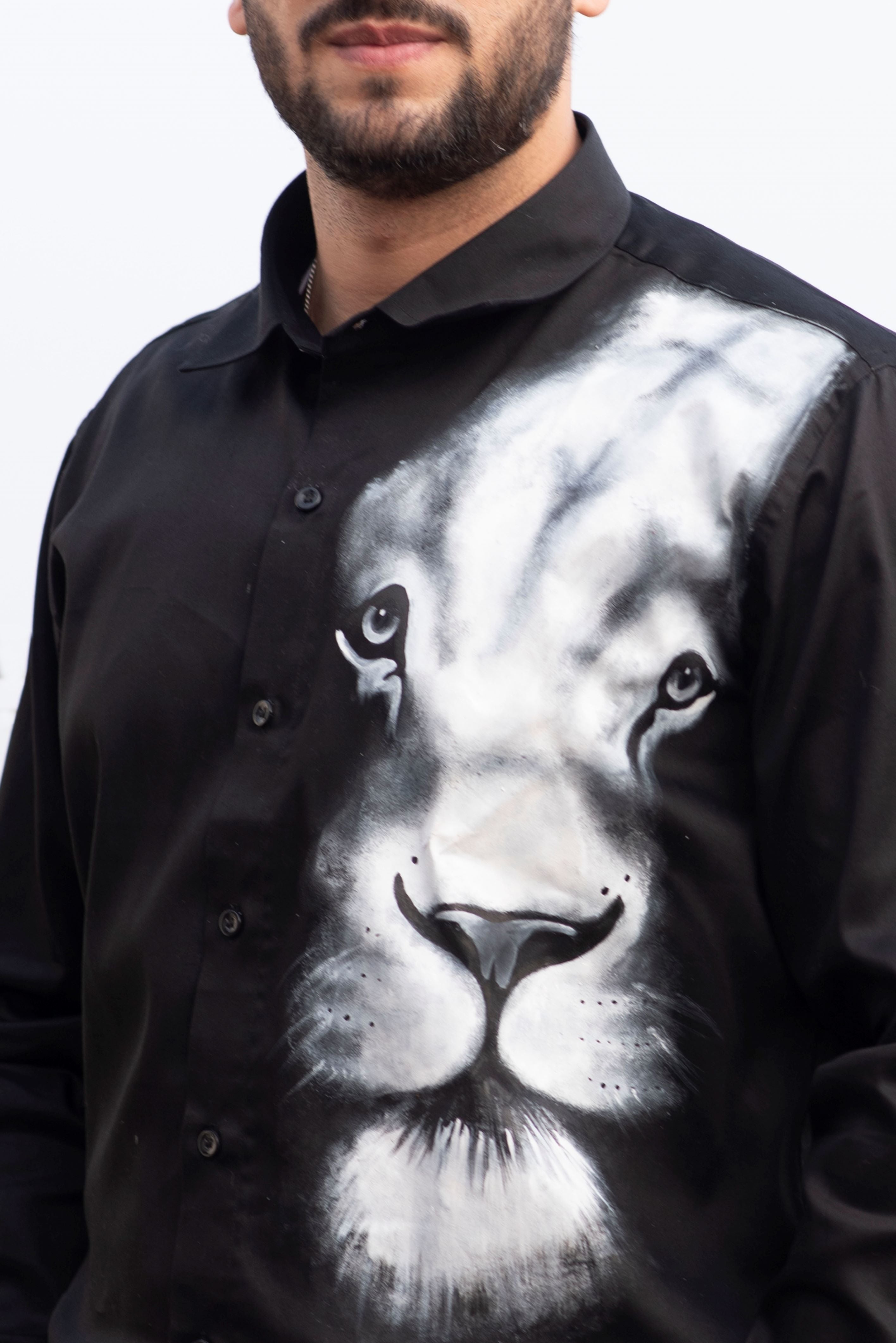 King Of The Jungle Handpainted Shirt