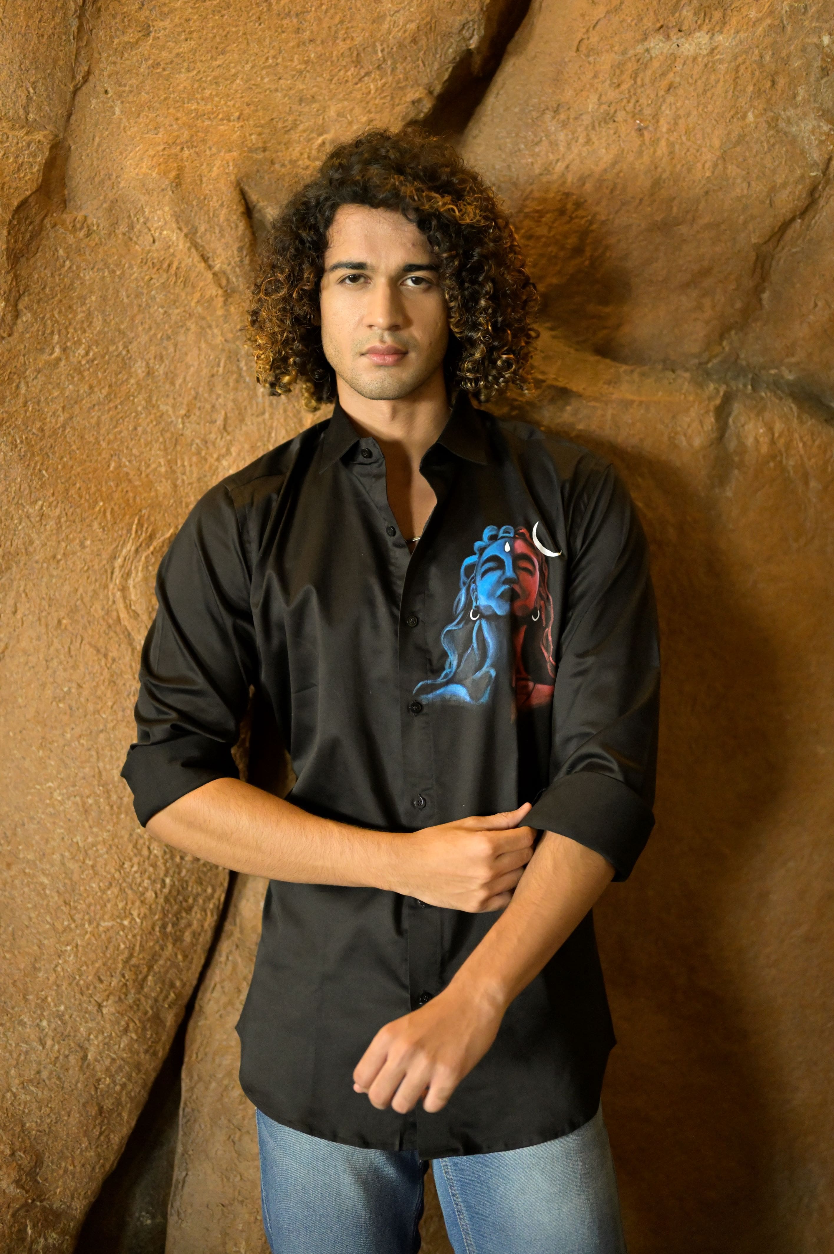 Adiyogi Handpainted Shirt