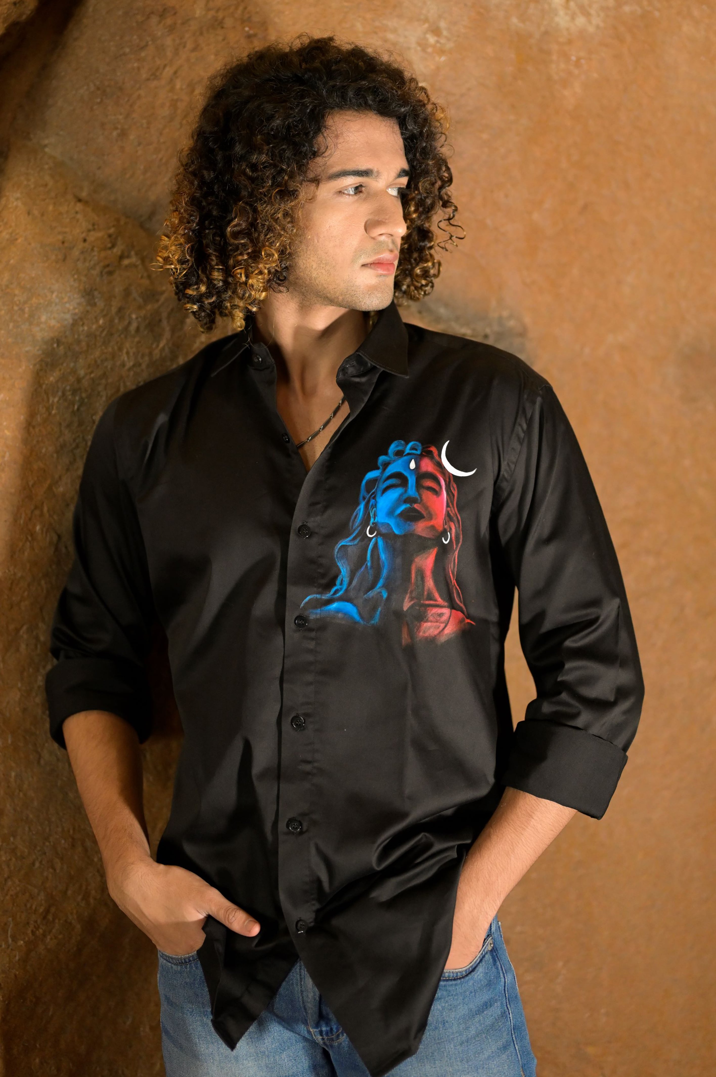 Adiyogi Handpainted Shirt