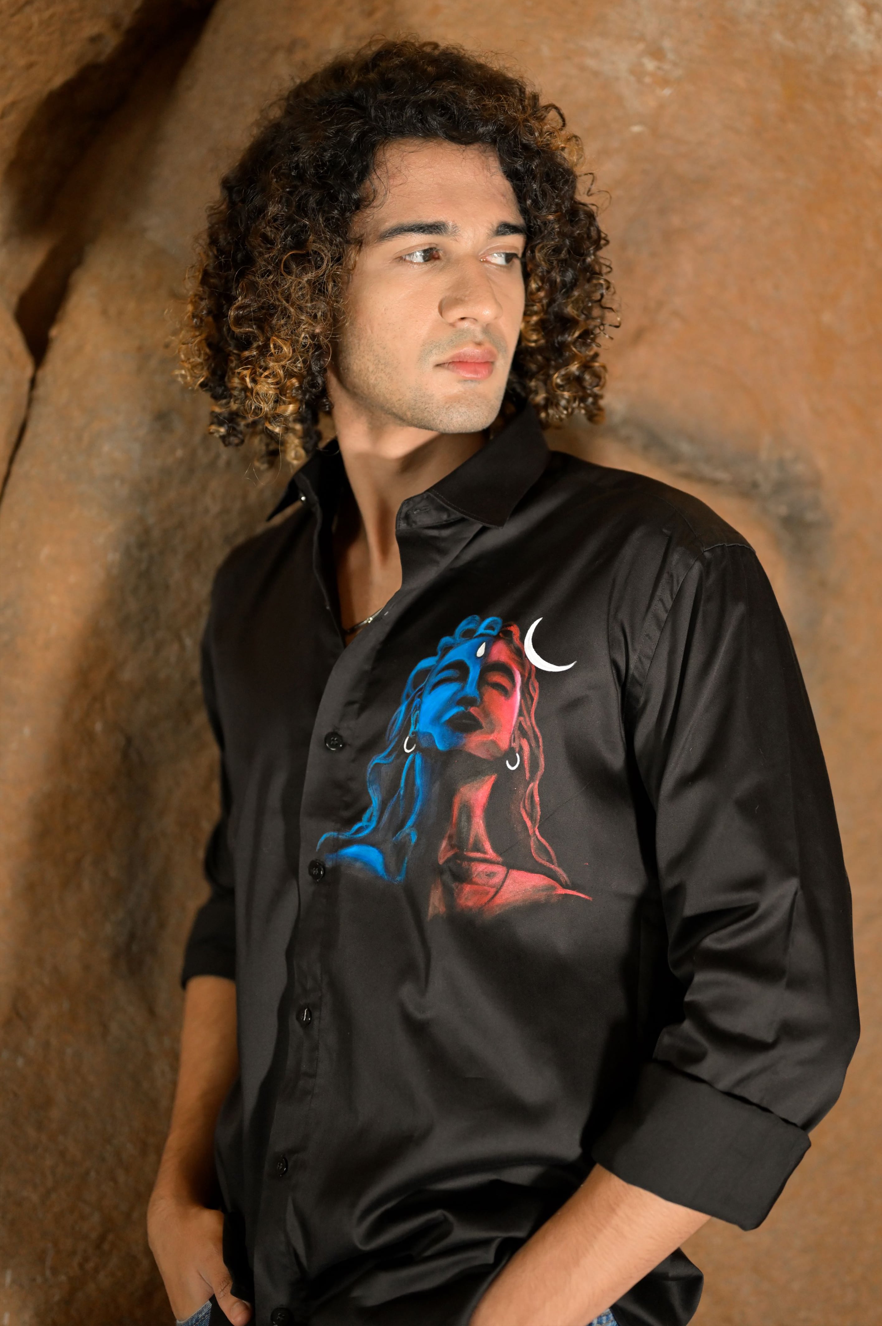 Adiyogi Handpainted Shirt