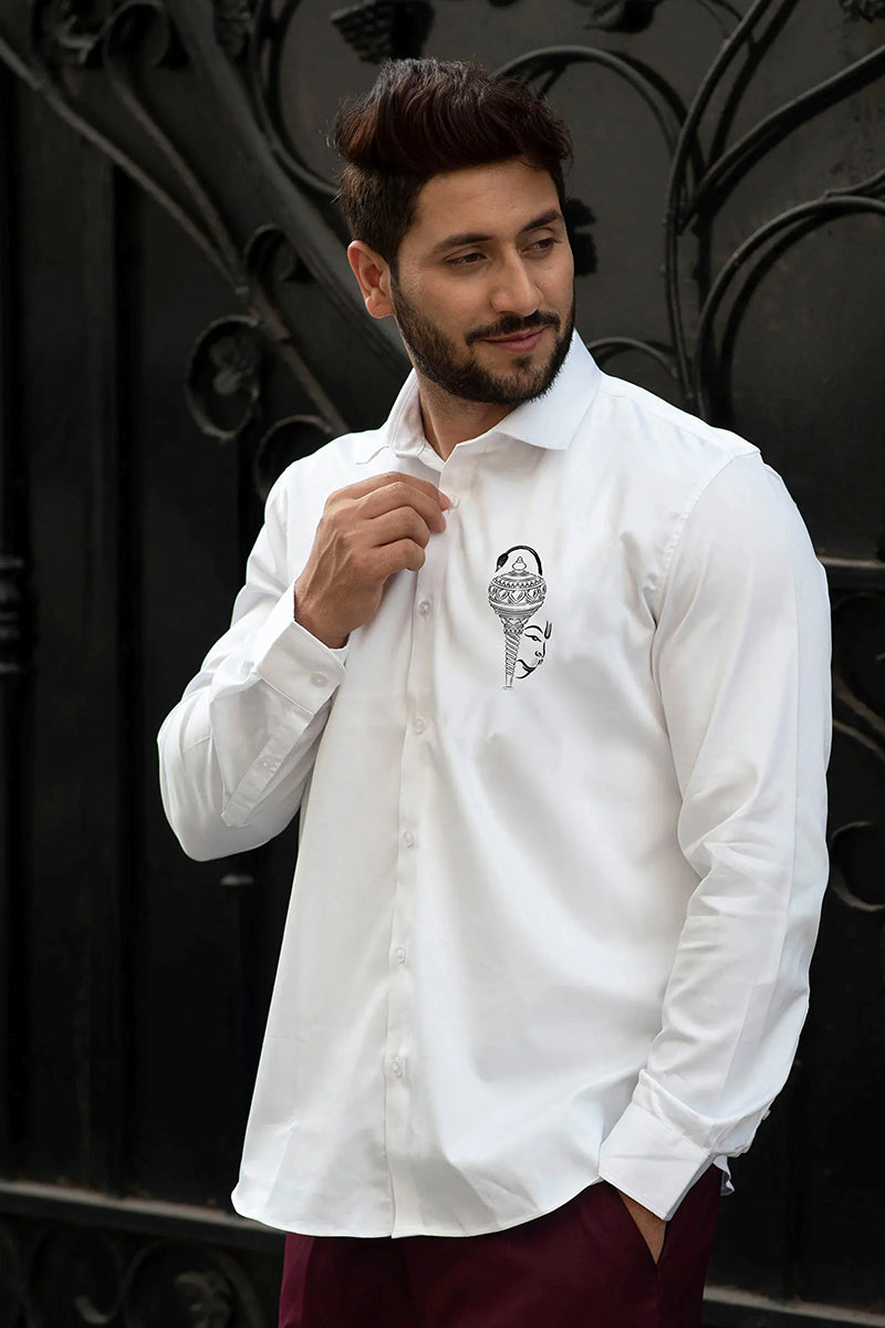 Abstract Hanuman Handpainted Shirt