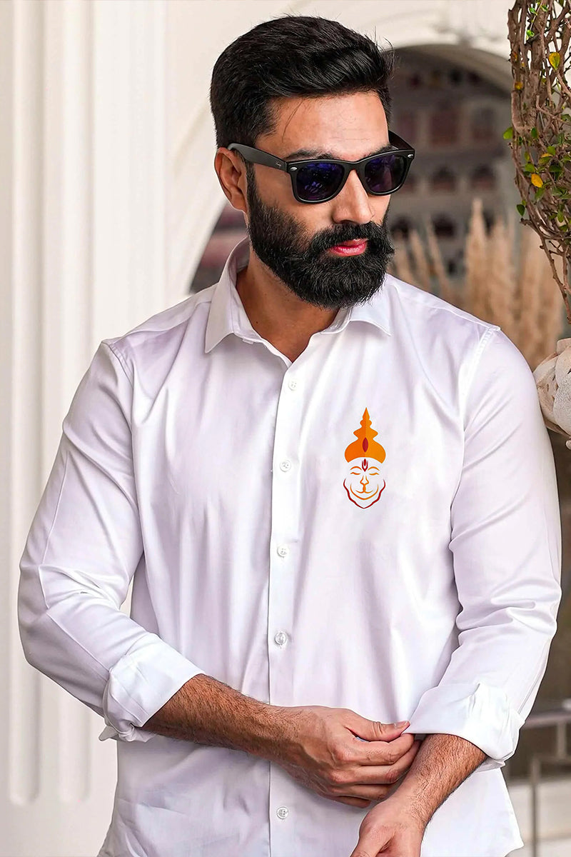 Bajrang Bali Handpainted Shirt