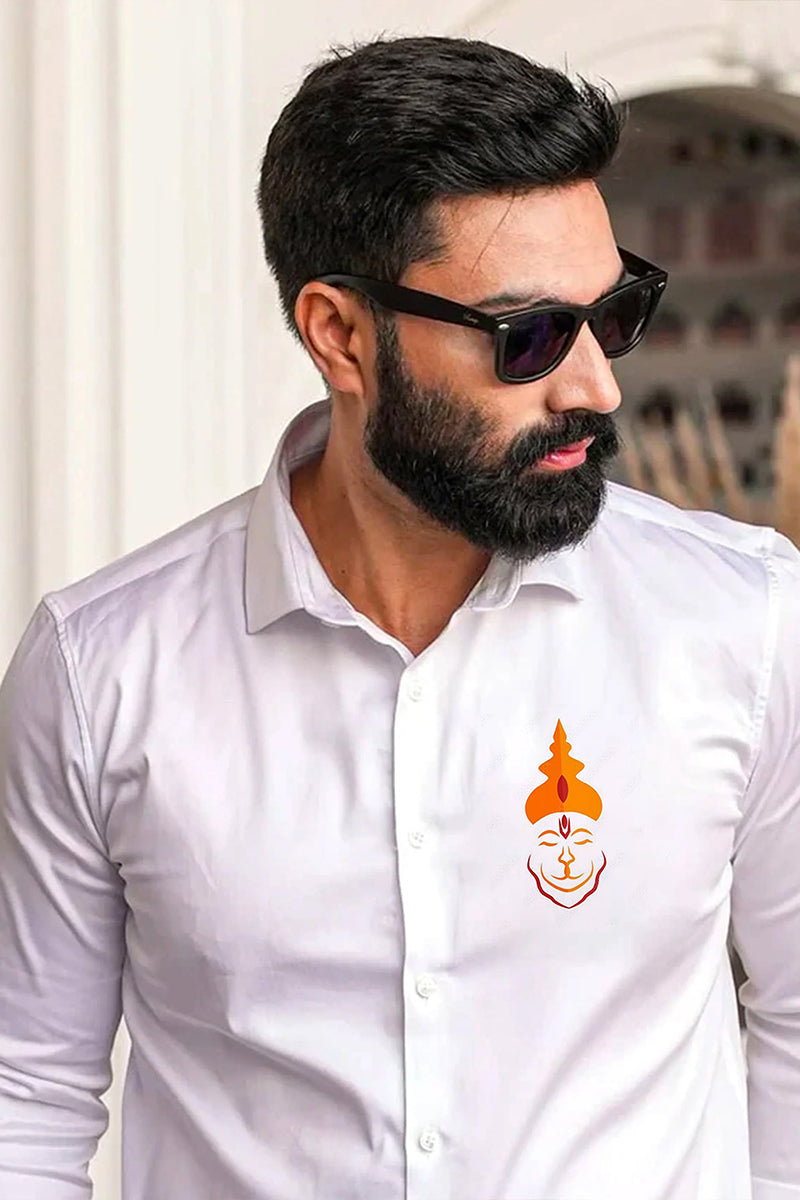 Bajrang Bali Handpainted Shirt