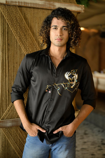 Badshah Handpainted Shirt – Avalipt
