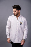 Einstein White Handpainted Shirt