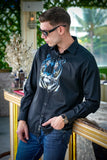 The Illuminated Tiger Handpainted Shirt