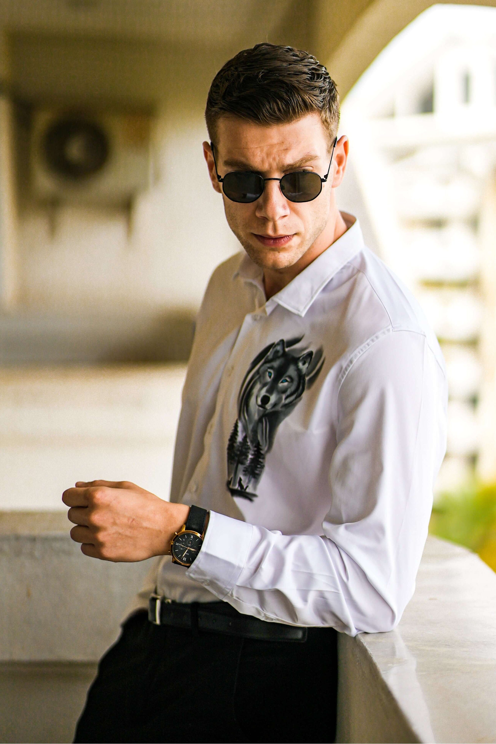 The Night Rider Handpainted Shirt