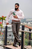 Mayur Pink Handpainted Shirt