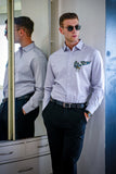King Of The Skies Grey Handpainted Shirt