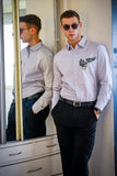 King Of The Skies Grey Handpainted Shirt