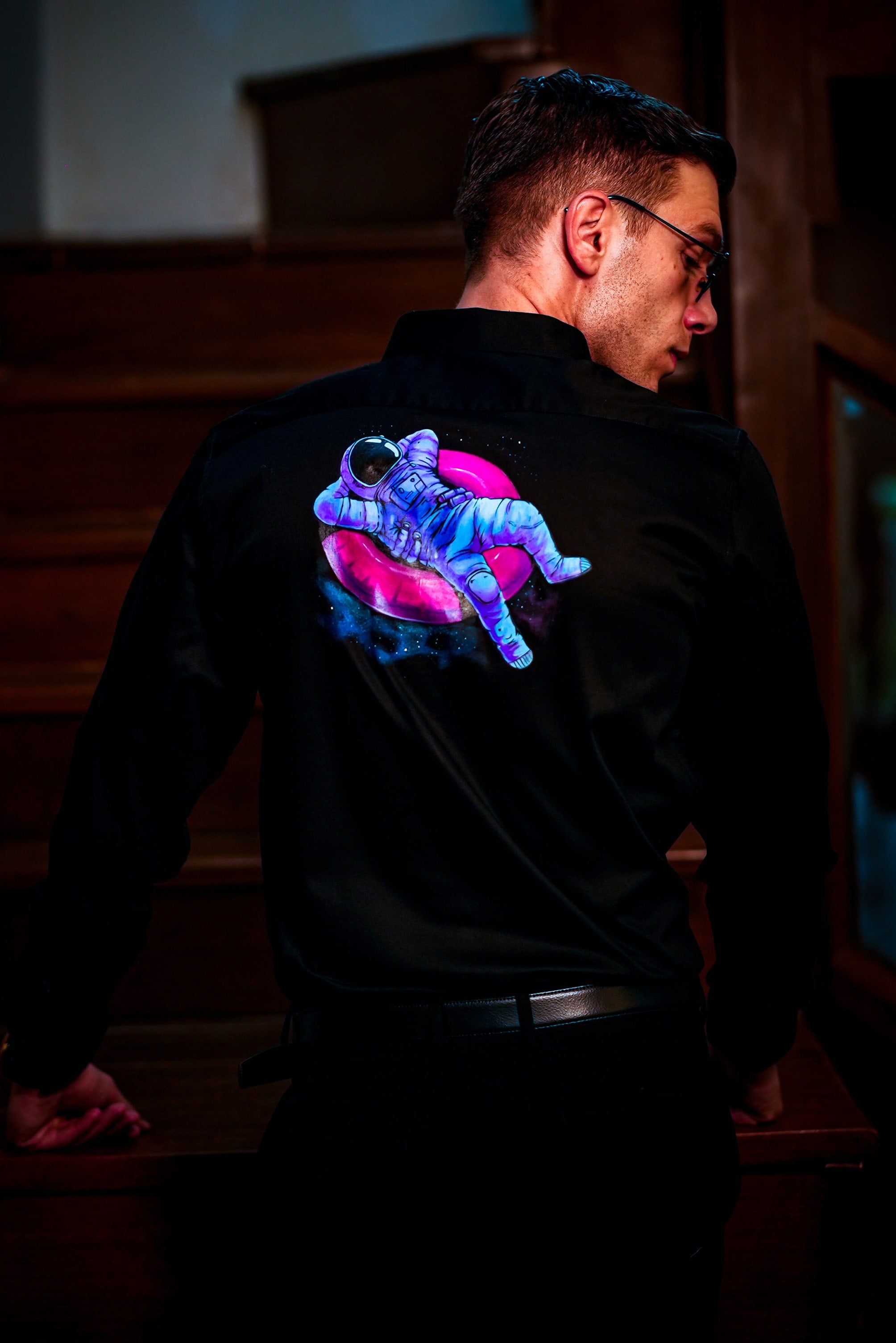 Spaced Out Handpainted Shirt