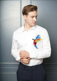 Macaw Handpainted Shirt
