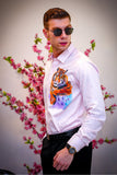 Prowling Tiger Pink Handpainted Shirt