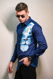 King Of The Jungle Handpainted Shirt