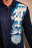 King Of The Jungle Handpainted Shirt