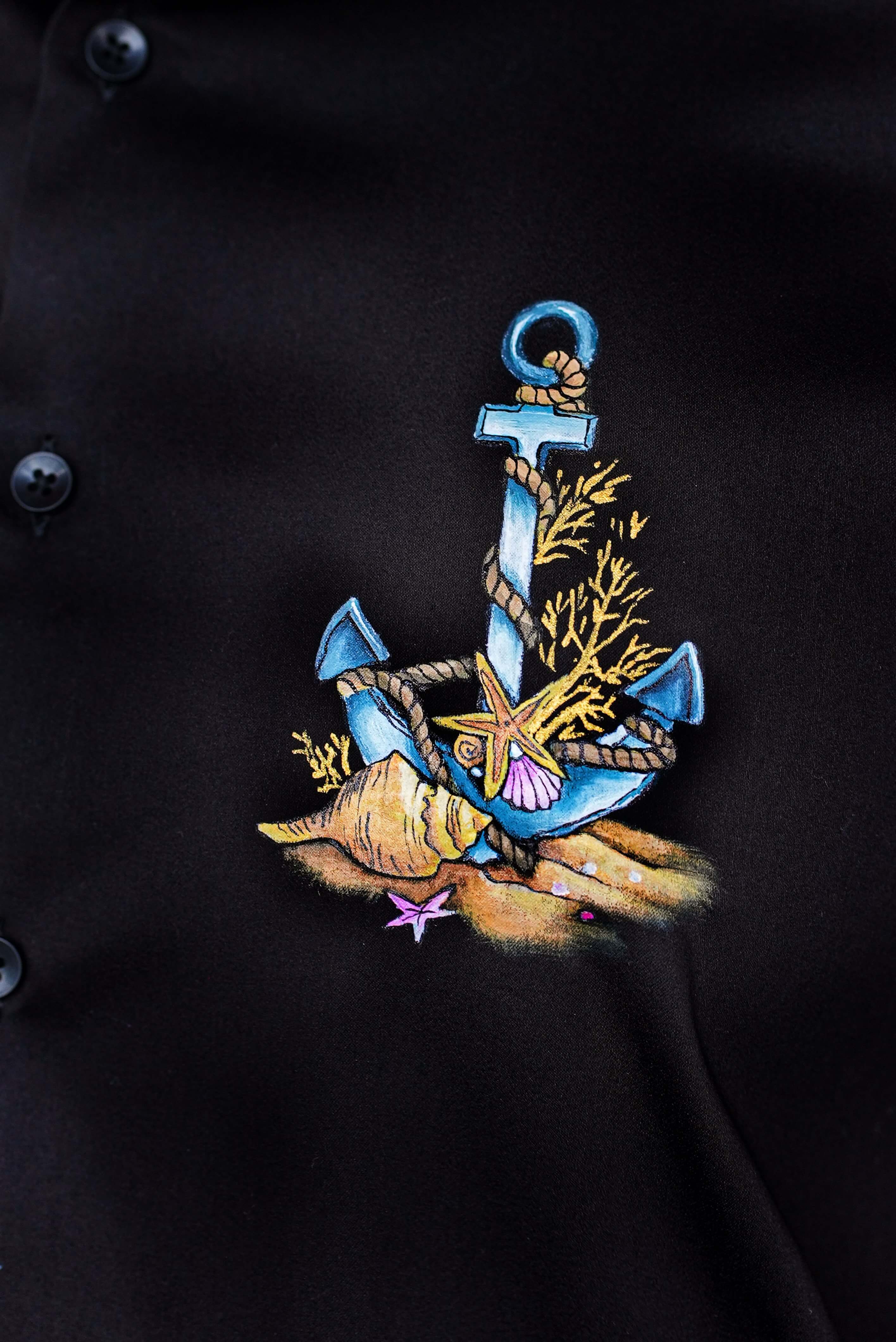 Anchor Of Fortune Handpainted Shirt