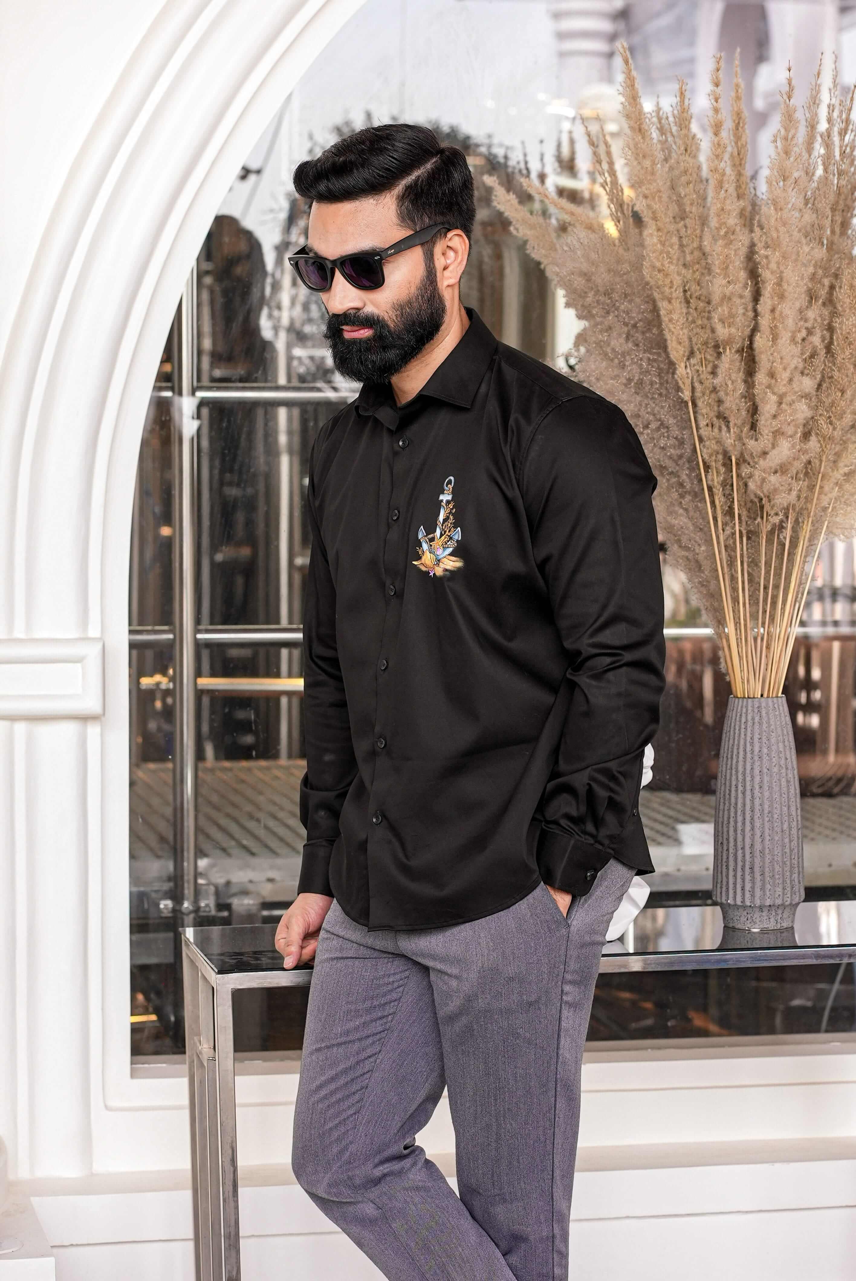 Anchor Of Fortune Handpainted Shirt