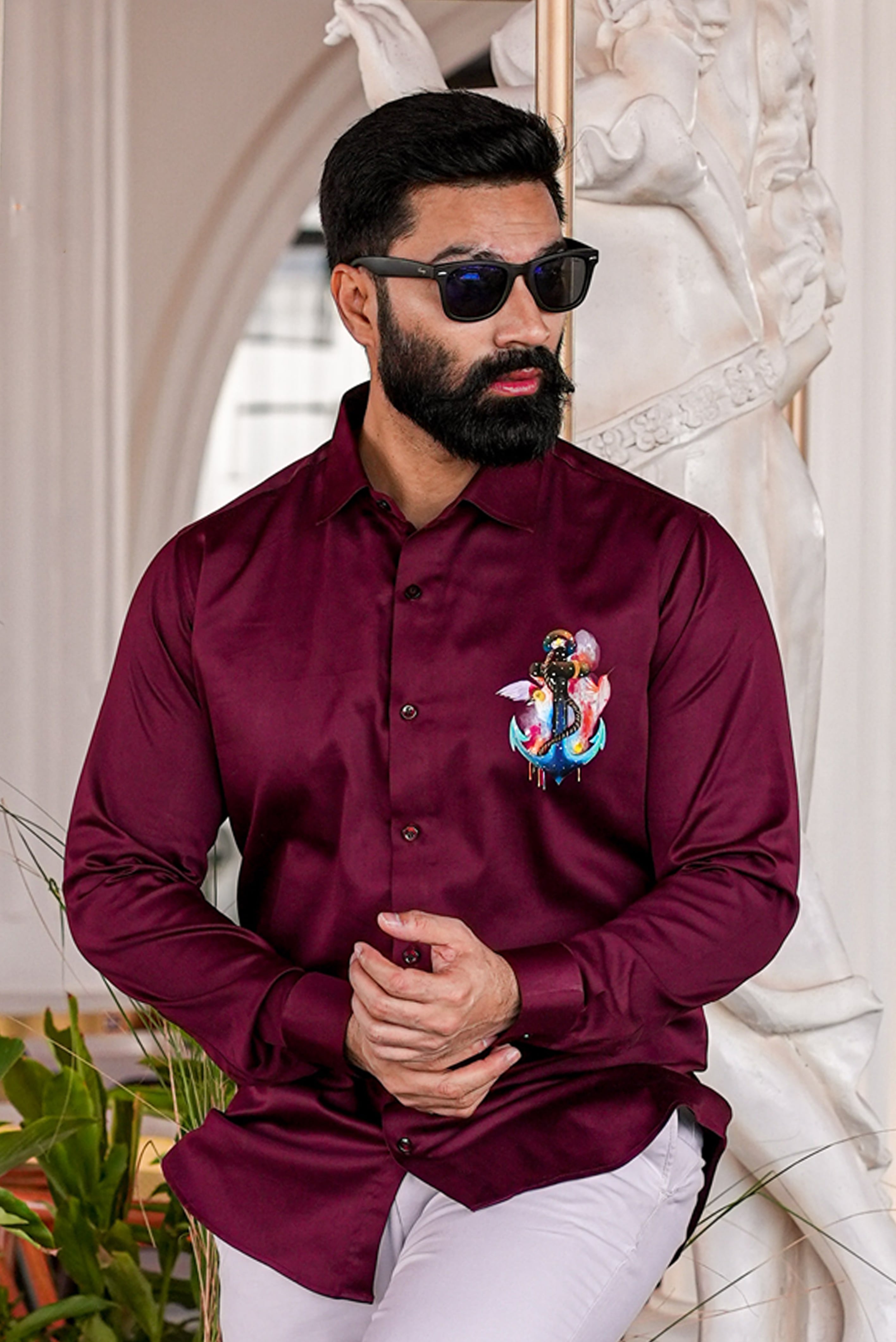 Anchor Of Hope Handpainted Shirt