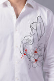 Kyaari (Bud) Handpainted Shirt
