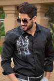 Mahadev Handpainted Shirt
