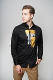 Metal Strokes Handpainted Shirt