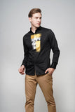 Metal Strokes Handpainted Shirt