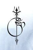 Om Trishul Handpainted Shirt