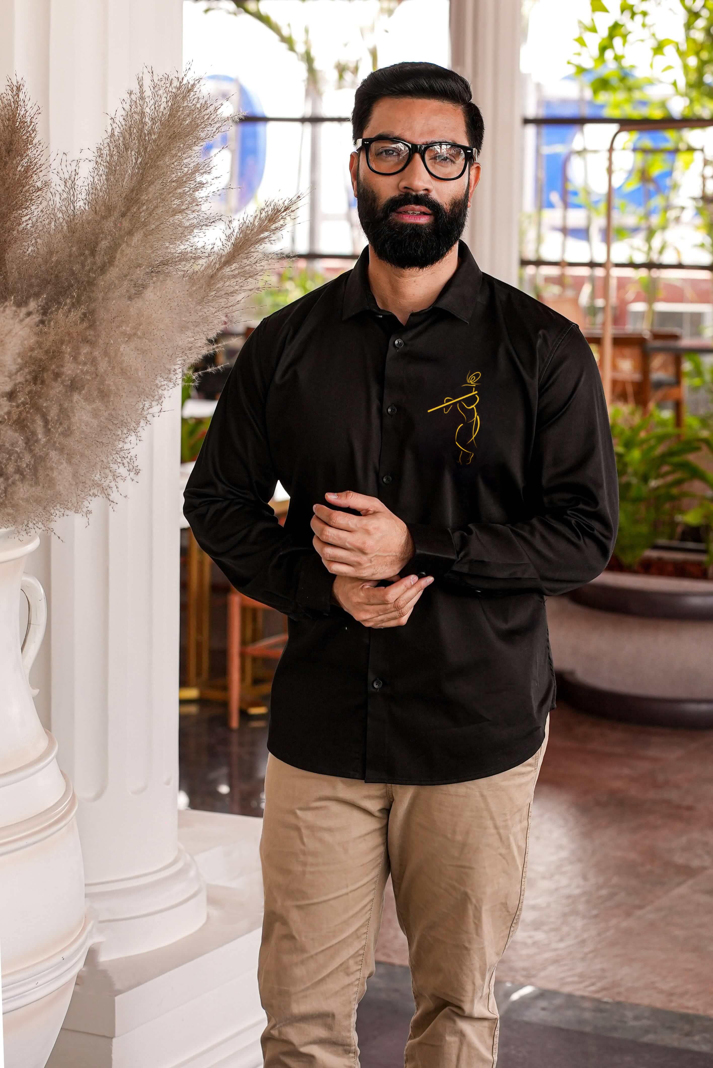 Abstract Bansi Handpainted Shirt