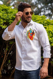 Radhe Krishna Handpainted Shirt