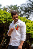 Radhe Krishna Handpainted Shirt