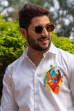 Radhe Krishna Handpainted Shirt