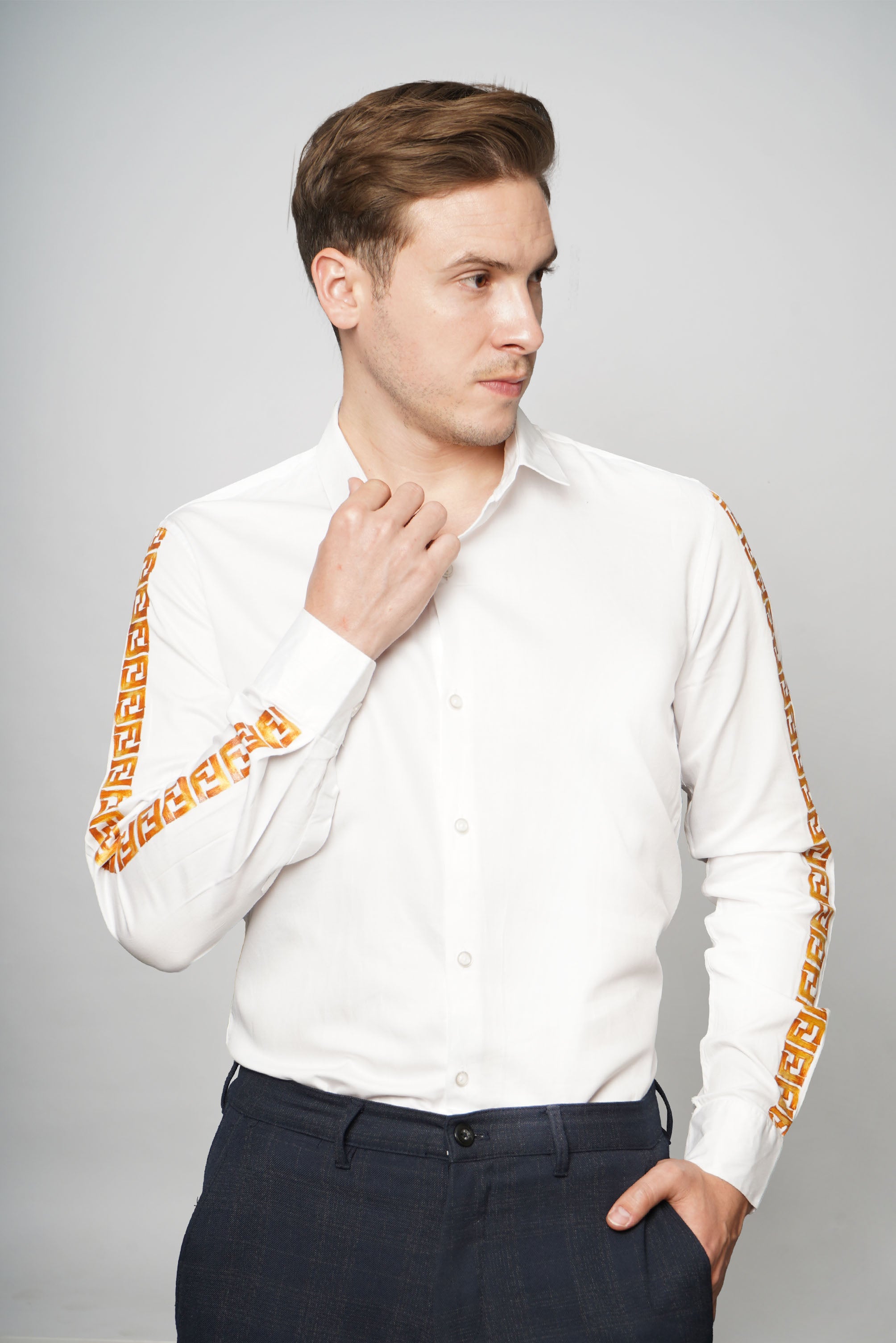 Meander Handpainted Shirt
